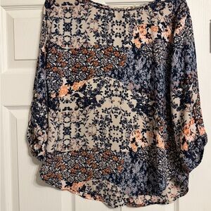 Floral Print Women's Top